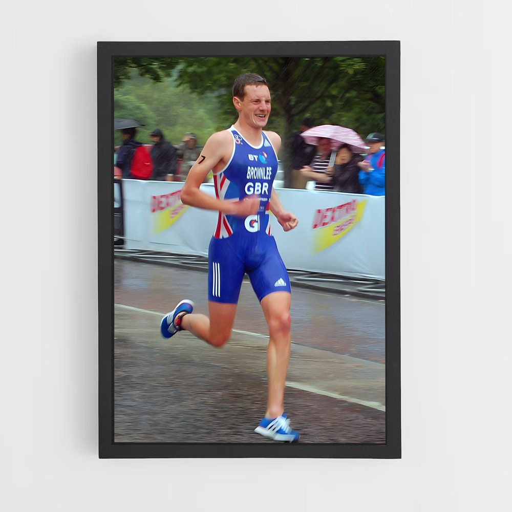 Poster Marathon de l'Ultra Man – affiche Athlétisme (vue 2)